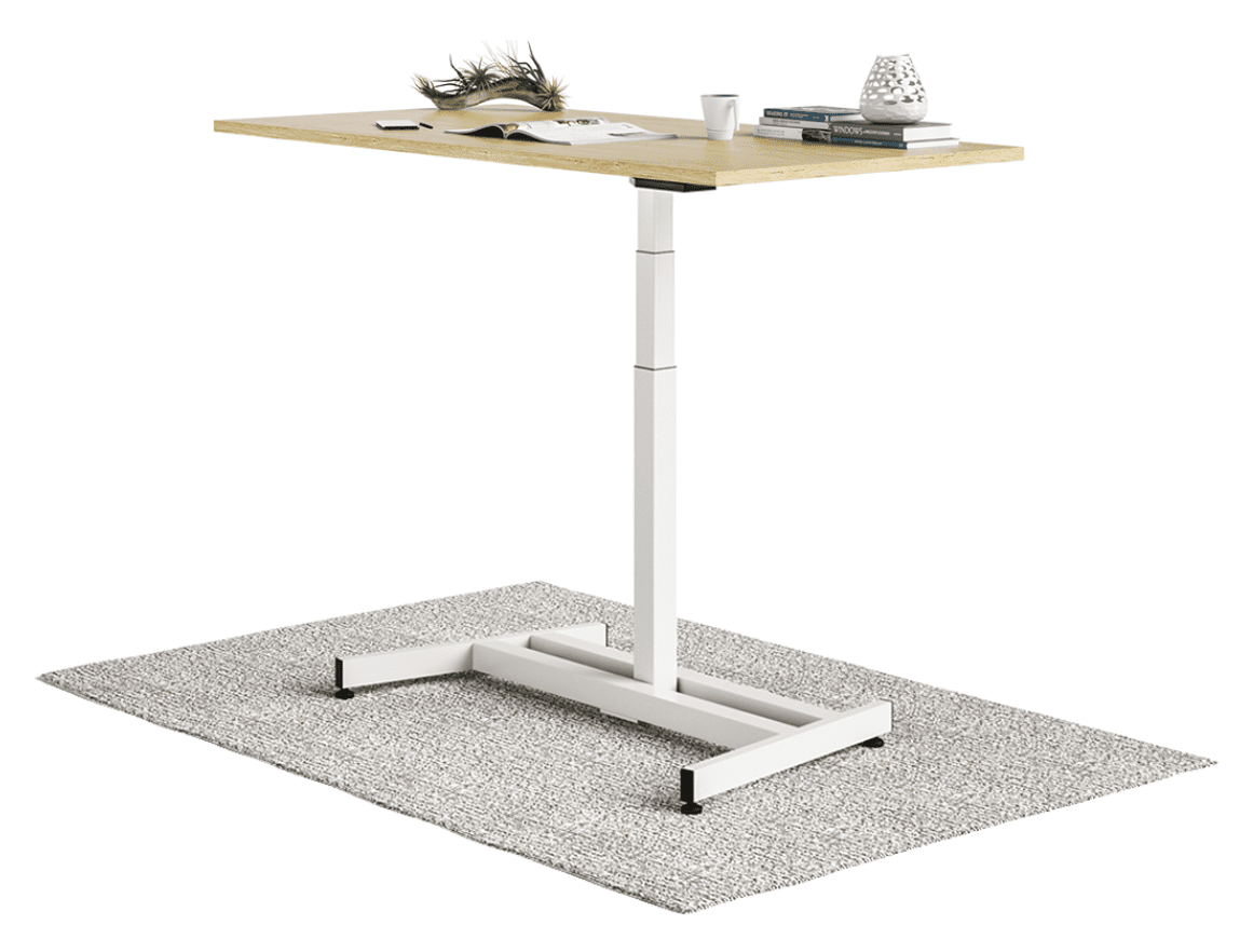 The Ändern compact pneumatic standing desk