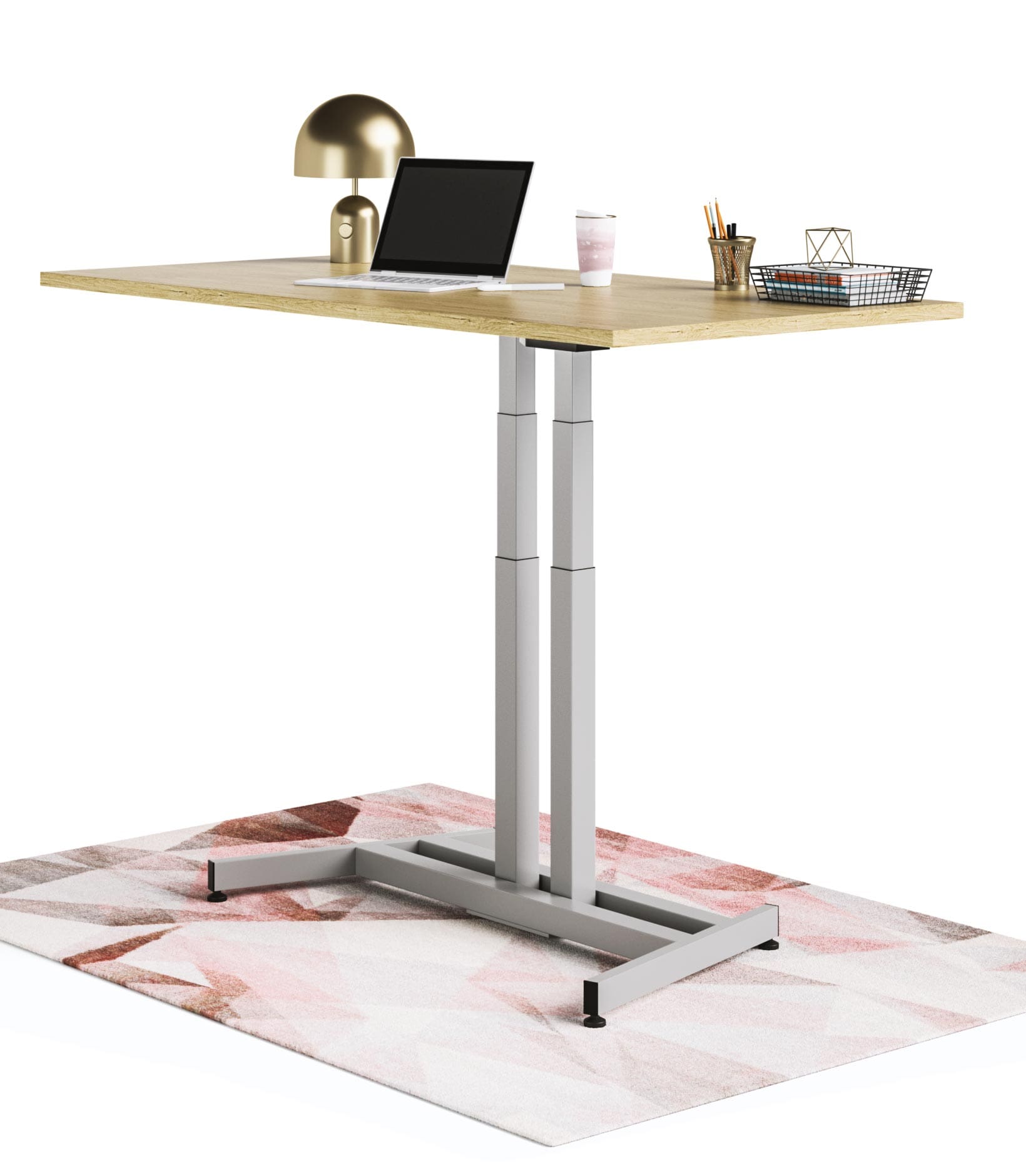 The Lüften twin-column pneumatic standing desk
